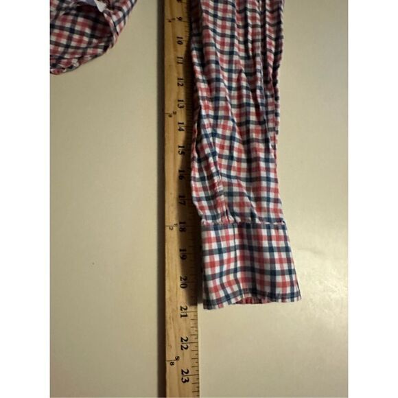 J.CREW Ludlow Fit Men's Button up Shirt Red White Blue Plaid 2ply Cotton Size XL - Picture 9 of 9